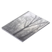 Carnet Arbres brumeux bois gris (Côté gauche)