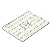 Carnet Arbres bruns verts   (Côté gauche)