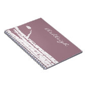 Carnet Arbres de bouleau roses (Côté Droit)