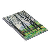 Carnet Arbres de châtaigniers, Peinture célèbre (Côté Droit)