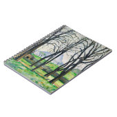 Carnet Arbres de châtaigniers, Peinture célèbre (Côté gauche)