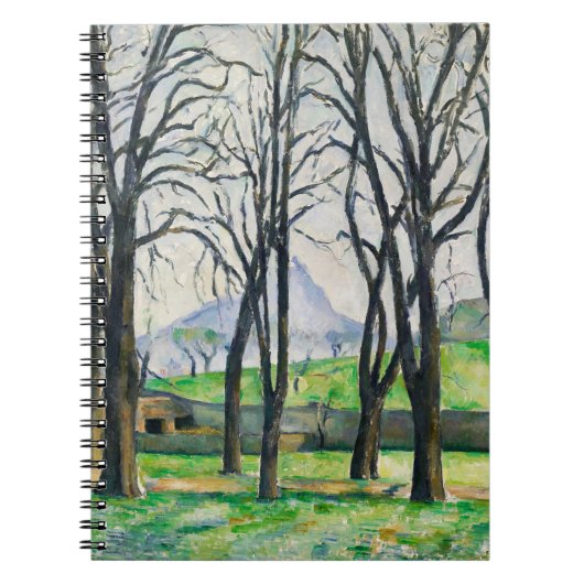 Carnet Arbres de châtaigniers, Peinture célèbre (Devant)