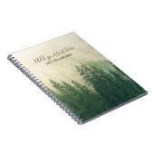 Carnet Arbres de la forêt de pins sur mesure (Côté Droit)