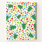 Carnet Arbres de Noël motif (Dos)