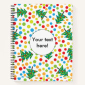 Carnet Arbres de Noël motif (Devant)