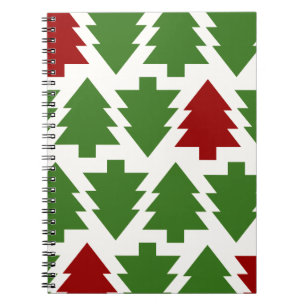 Carnet Arbres de Noël Motif de vacances