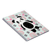 Carnet Arbres, fleurs et ours de panda (Côté Droit)