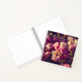 Carnet Arbuste à roses rouges personnalisation (Intérieur)