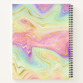 Carnet Arc en arc-en-ciel Personnalisé en marbre Strata (Dos)