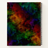 Carnet Arc-en-ciel Abstrait moderne (Dos)