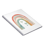 Carnet Arc-en-ciel aquarelle boho (Côté Droit)