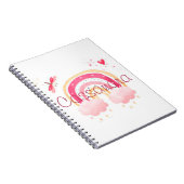 Carnet Arc-en-ciel aquarelle personnalisé   (Côté Droit)