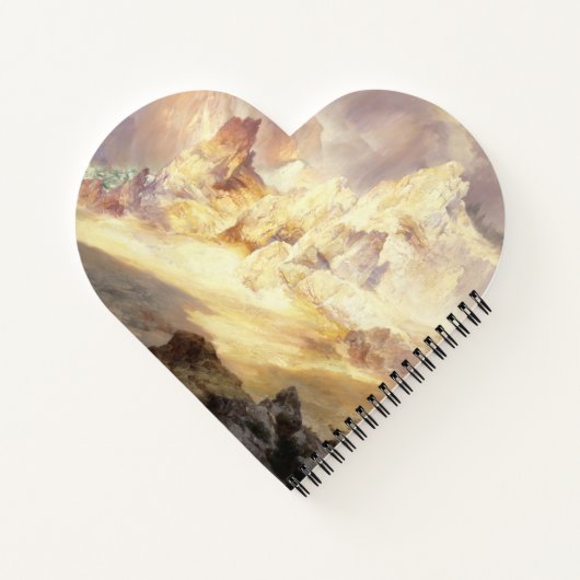 Carnet Arc en ciel au-dessus de Yellowstone, Moran 1900 (Dos)