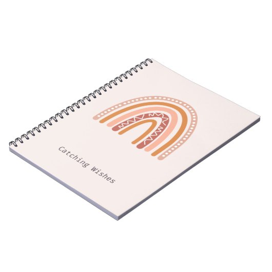 Carnet Arc-en-ciel Boho (Côté gauche)