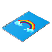 Carnet Arc-en-ciel clair et coloré (Côté gauche)