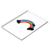 Carnet Arc-en-ciel coloré (Côté gauche)