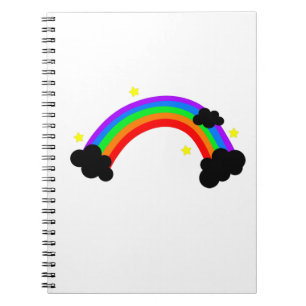 Carnet Arc-en-ciel coloré