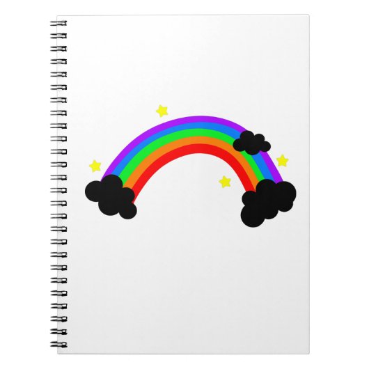 Carnet Arc-en-ciel coloré (Devant)