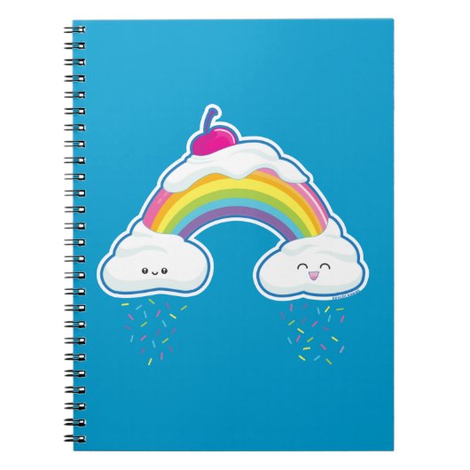 Carnet Arc-en-ciel de sucrerie (Devant)