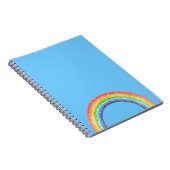 Carnet Arc en ciel et ciel bleu (Côté Droit)
