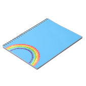 Carnet Arc en ciel et ciel bleu (Côté gauche)