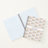 Carnet Arc-en-ciel et étoiles personnalisés aquarelle mig (Intérieur)