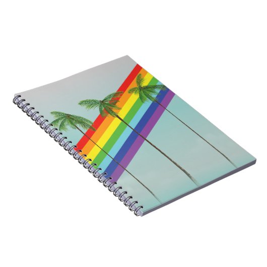 Carnet Arc en ciel et Palmes (Côté Droit)