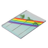 Carnet Arc en ciel et Palmes (Côté gauche)