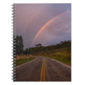 Carnet Arc-en-ciel et route (Devant)