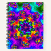 Carnet Arc-en-ciel fleuri (Devant)