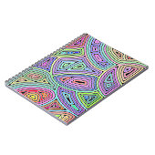 Carnet arc-en-ciel formes abstraites asymétriques 2 (Côté gauche)