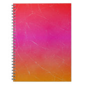 Carnet Arc-en-ciel Gradient Art Abstrait (Devant)