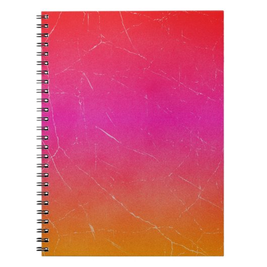 Carnet Arc-en-ciel Gradient Art Abstrait (Devant)