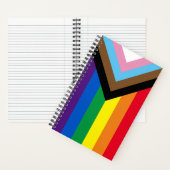 Carnet Arc-en-ciel Lgbtq drapeau de la diversité gay (À l'intérieur)