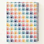 Carnet Arc-en-ciel Mid-Century Moderne Monogramme Motif (Dos)