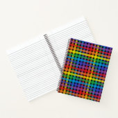 Carnet Arc-en-ciel noir (Intérieur)
