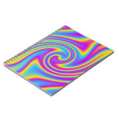 Carnet arc-en-ciel ondulé (Côté gauche)