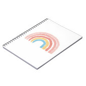 Carnet Arc-en-ciel pastel (Côté gauche)