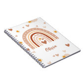 Carnet Arc-en-ciel Pastel personnalisé (Côté Droit)