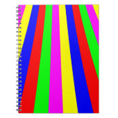 Carnet Arc-en-ciel rayé (Devant)