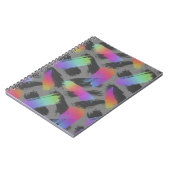Carnet arc-en-ciel rétro radical : (Côté gauche)