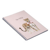 Carnet Arc en ciel sauvage rose   (Côté Droit)