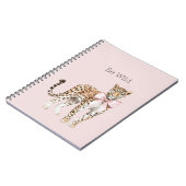 Carnet Arc en ciel sauvage rose   (Côté gauche)
