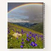 Carnet Arc En Ciel Sur Un pré Fleuri (Dos)