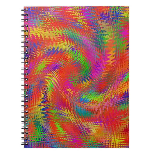 Carnet Arc-en-ciel Tissé (Devant)