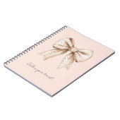 Carnet Arc en Crème de Pêche (Côté gauche)