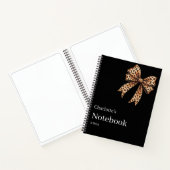 Carnet Arc léopard noir (Intérieur)