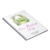 Carnet Arc Mariage floral de printemps (Côté Droit)