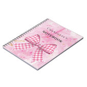 Carnet Arc rose or (Côté gauche)