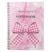 Carnet Arc rose or (Devant)